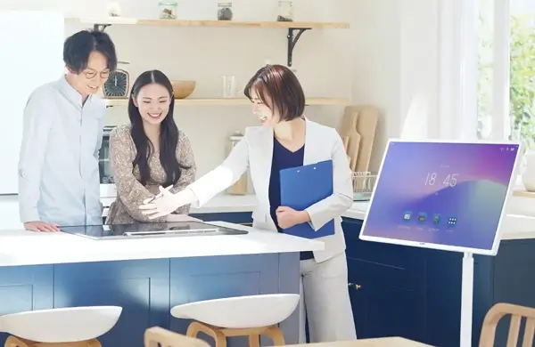 展示会でのMOMOBo活用シーン