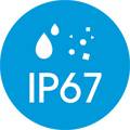 防塵・防水 IP67