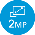 画素数 2MP