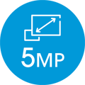 画素数 5MP
