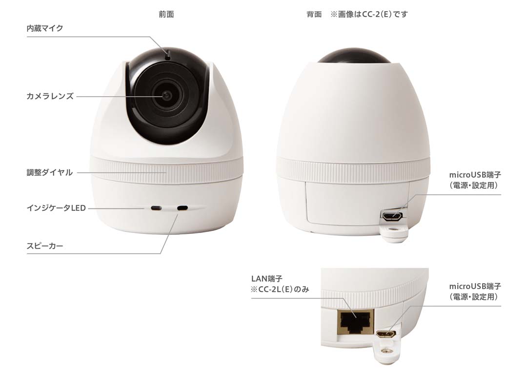 小型防犯カメラ Safie対応 QBIC CLOUD CC-2L 新品 6台 - 防犯カメラ