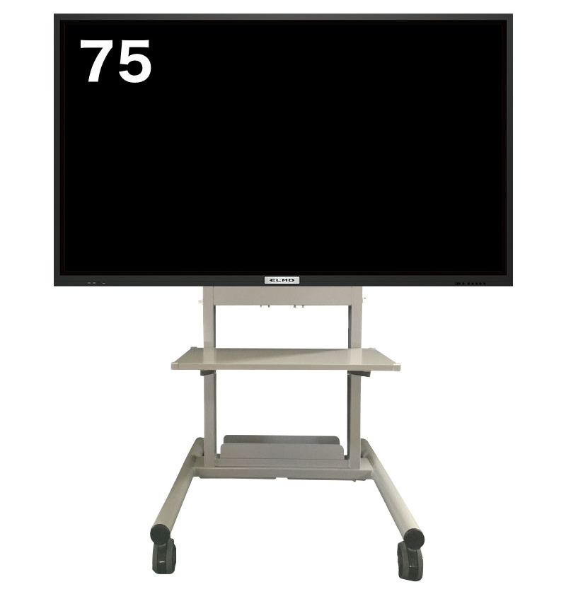 ELMO Board 75インチ 昇降スタンド（グレー）ELB-ELM75F7 - エルモ